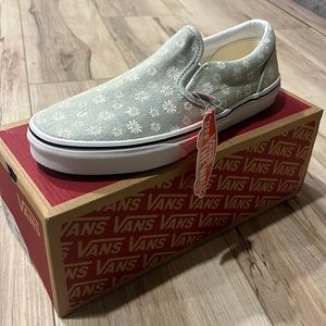 Womens Daisy Print Vans